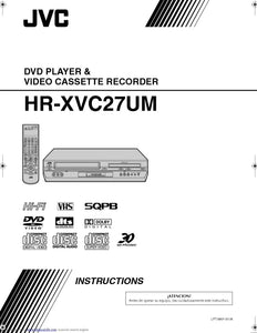 JVC HR-XVC27UM VCR DVD Owners Instruction Manual