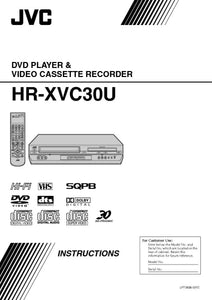 JVC HR-XVC30US VCR DVD Owners Instruction Manual