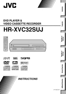 JVC HR-XVC32SUJ VCR DVD Owners Instruction Manual