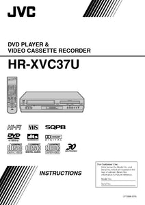 JVC HR-XVC37U VCR DVD Owners Instruction Manual