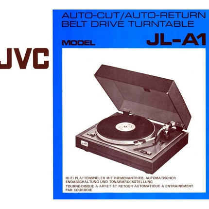 JVC JL-A1 Turntable Owners Instruction Manual