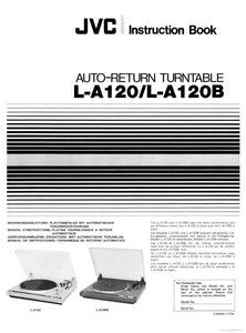 JVC L-A120 L-A120B Turntable Owners Instruction Manual