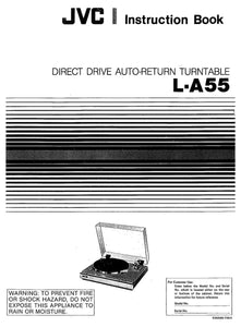 JVC L-A55 Turntable Owners Instruction Manual