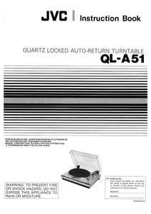 JVC QL-A51 Turntable Owners Instruction Manual