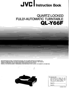 JVC QL-Y66F Turntable Owners Instruction Manual