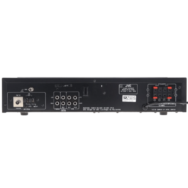 JVC RX-150 FM/AM Digital Synthesizer Receiver Quartzlock back