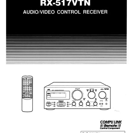 JVC RX-517VTN Receiver Owners Instruction Manual