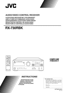 JVC RX-730RBK Receiver Owners Instruction Manual