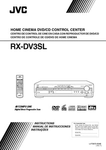 JVC RX-DV3SL Receiver Owners Instruction Manual