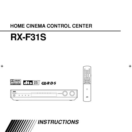 JVC RX-F31S Home Theater System Owners Instruction Manual