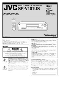 JVC SR-V101US DVD and VCR Owners Instruction Manual