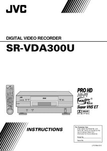 JVC SR-VDA300U VCR DVD Owners Instruction Manual