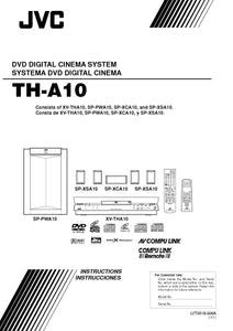 JVC TH-A10 XV-THA10 Home Theater System Owners Instruction Manual