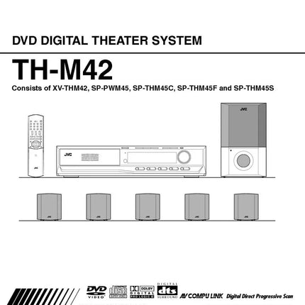 JVC TH-M42 XV-THM42 Home Theater System Owners Instruction Manual