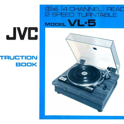 JVC VL-5 Turntable Owners Instruction Manual