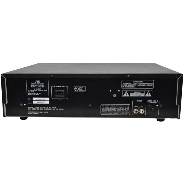 JVC XL-F154BK 5 Disc CD Changer Player