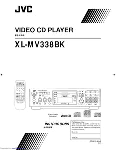 JVC XL-MV338BK Video CD Player Owners Instruction Manual