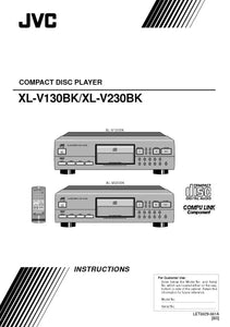 JVC XL-V130BK XL-V230BK CD Player Owners Instruction Manual