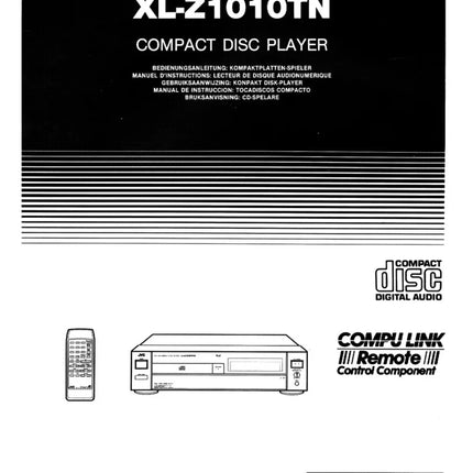 JVC XL-Z1010TN CD Player Owners Instruction Manual
