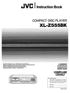 JVC XL-Z 555BK CD Player Owners Instruction Manual