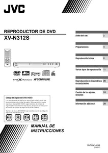 JVC XV-N312S DVD Player Owners Instruction Manual