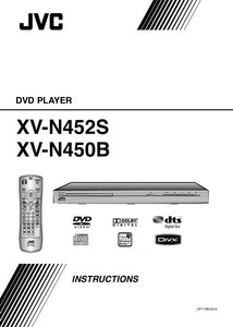 JVC XV-N450B XV-N452S DVD Player Owners Instruction Manual