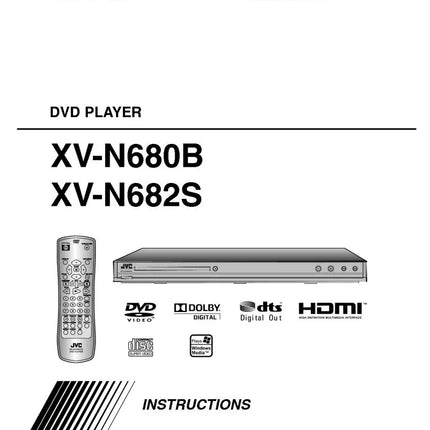 JVC XV-N680B XV-N682S DVD Player Owners Instruction Manual