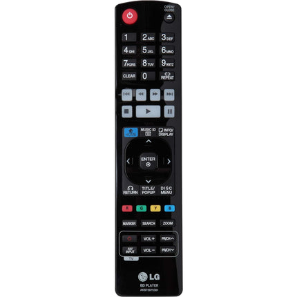 LG BD590 Blu-ray remote
