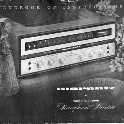 Marantz 18 Tuner Owners Manual