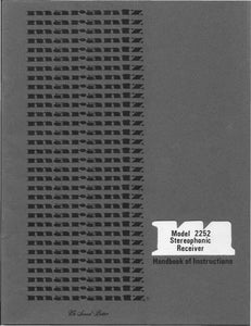 Marantz 2252 Receiver Owners Manual