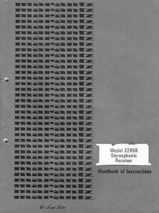 Marantz 2265B Receiver Owners Instruction Manual