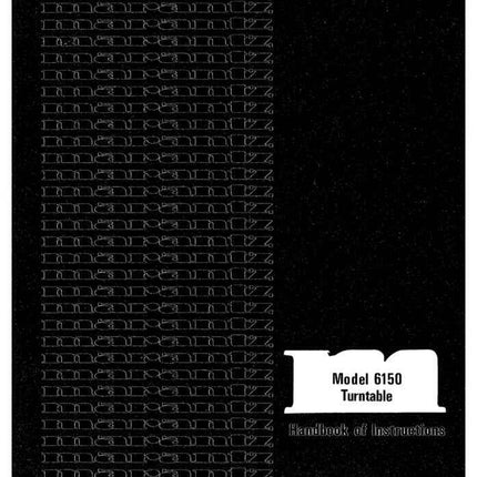 Marantz 6150 Turntable Owners Instruction Manual