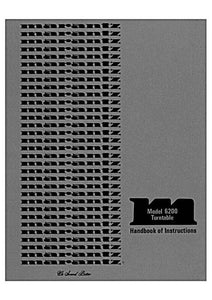 Marantz 6200 Turntable Owners Manual