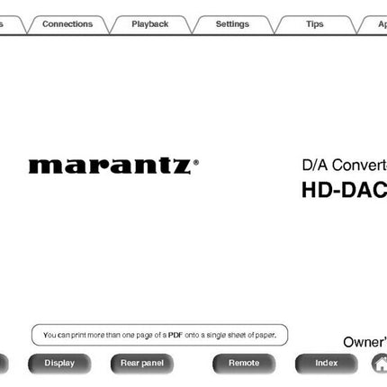 Marantz HD-DAC1 DA Converter Owners Instruction Manual.jpg