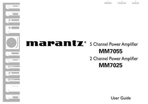 Marantz MM7025 Amplifier Owners Instruction Manual