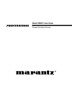 Marantz PMD671 Recorder Owners Instruction Manual.jpg