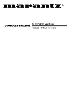 Marantz PMD690 Recorder Owners Instruction Manual.jpg