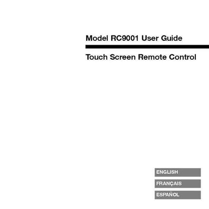 Marantz RC9001 Remote Control Owners Manual