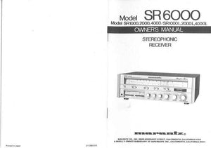 Marantz SR1000 Surround Receiver Owners Manual