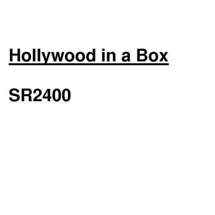 Marantz SR2400 Surround Receiver Owners Manual