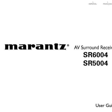 Marantz SR6004 Receiver Owners Instruction Manual