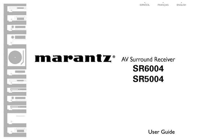 Marantz SR6004 Receiver Owners Instruction Manual