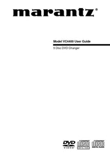 Marantz VC4400 DVD Changer Owners Instruction Manual