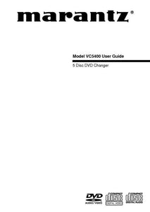 Marantz VC5400 DVD Changer Owners Instruction Manual