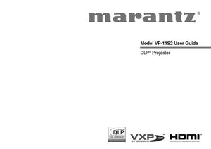 Marantz VP11S2 DLP Projector Owners Manual