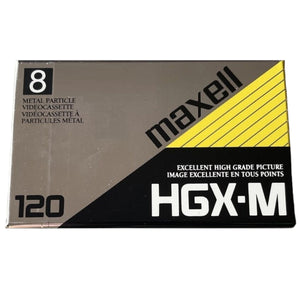 Maxell HGX-M Video8 120 Minute High Quality Metal Tape