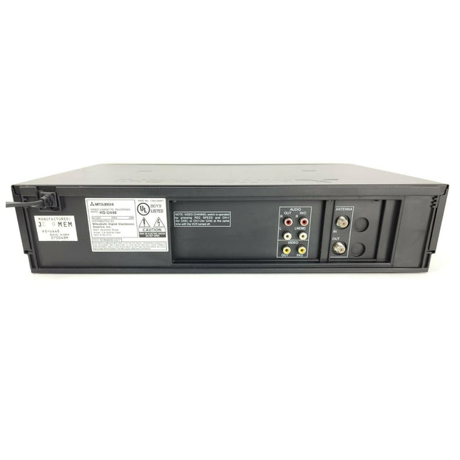 Mitsubishi HS-U448 VCR Digital 4 Head back