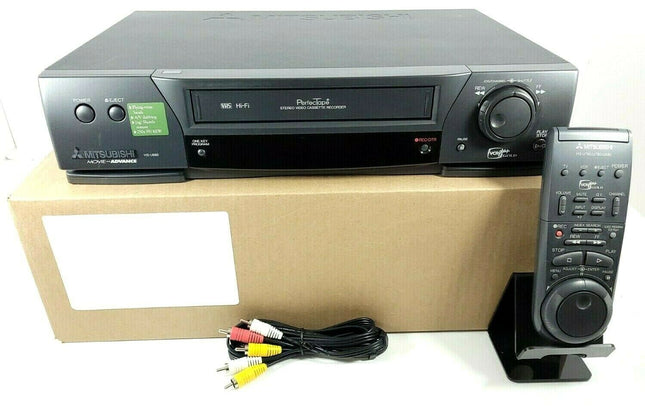 Mitsubishi HS-U680 4-Head Hi-Fi Stereo VHS VCR