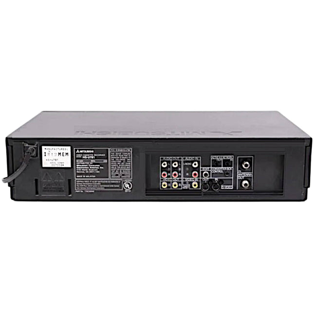 Mitsubishi HS-U781 S-VHS VCR HI-FI VHS Player