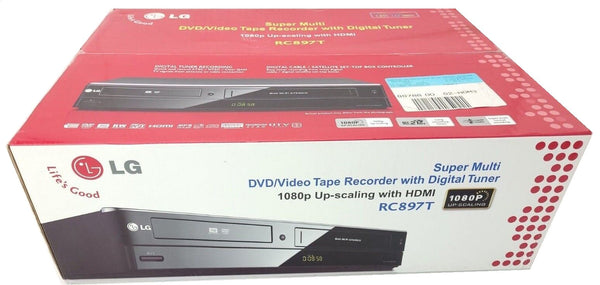 LG-RC897t outlets vcr recorder/writer combo player 1080p